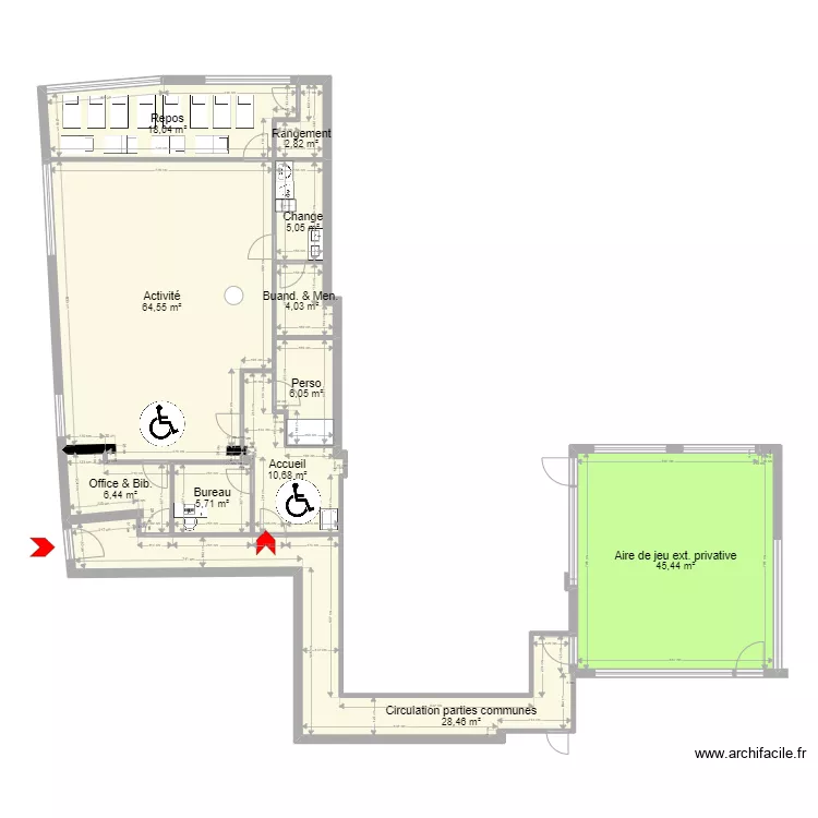 93 Aubervilliers Motte partie 1 pr dossier PROJET V ArL 280522 sans fond. Plan de 