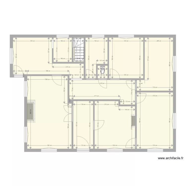 Gautier Rez. Plan de 