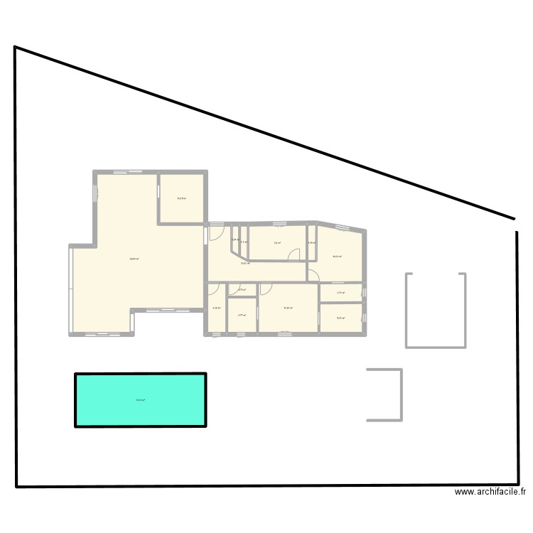 Osu 4. Plan de 15 pièces et 184 m2