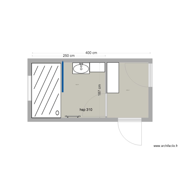 SDB NOCELLA . Plan de 0 pièce et 0 m2