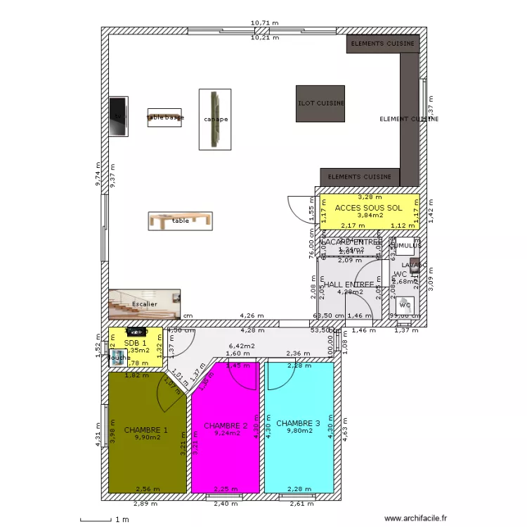PLAN MAISON GROSSOEUVRE. Plan de PLAN MAISON GROSSOEUVRE. Plan de