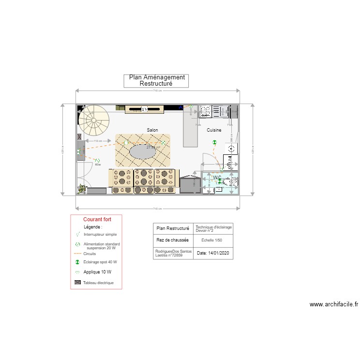 Tech Eclairage n2 1235. Plan de 0 pièce et 0 m2