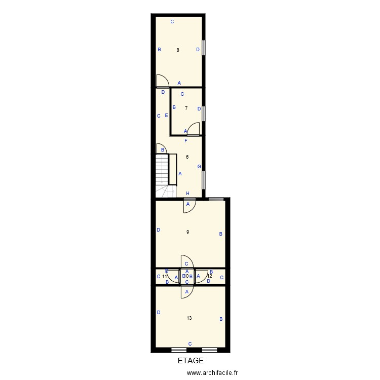 195128 PERSONNETTAZ. Plan de 0 pièce et 0 m2