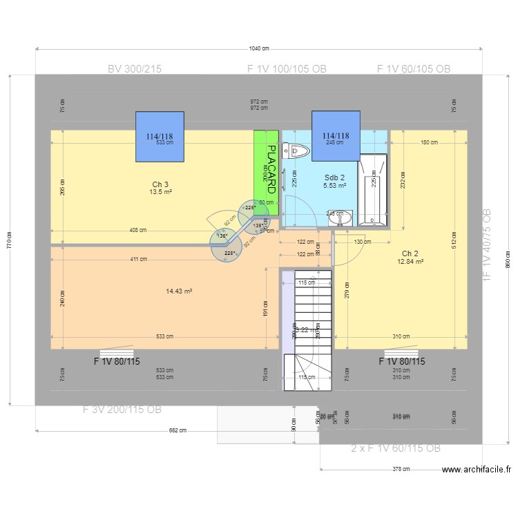 CHAVATTE REMY. Plan de 0 pièce et 0 m2