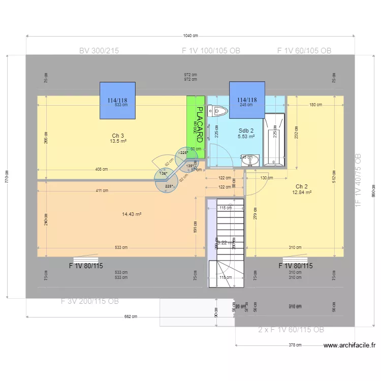 CHAVATTE REMY. Plan de 