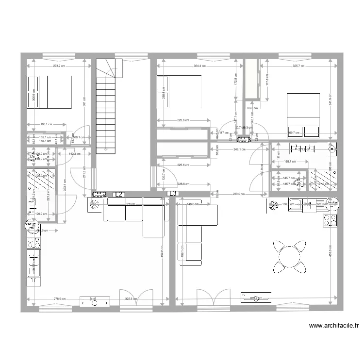corcieux 1er Etage NOUVEAU. Plan de 
