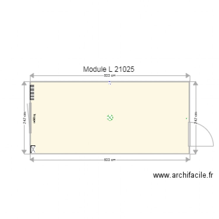 Module 21025. Plan de 0 pièce et 0 m2