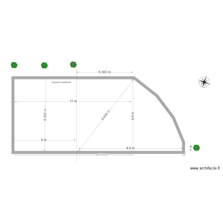 projet 4 . Plan de 0 pièce et 0 m2