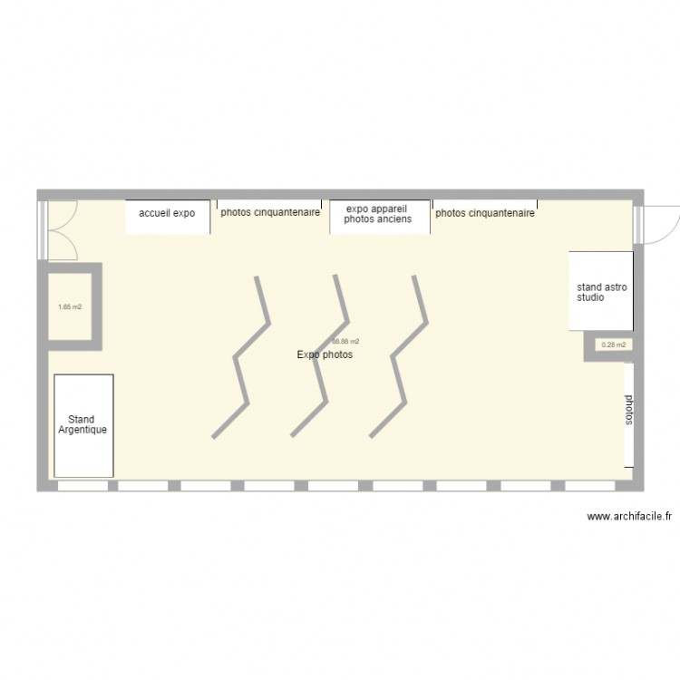 Mediathèque expo cinquantenaire. Plan de 0 pièce et 0 m2