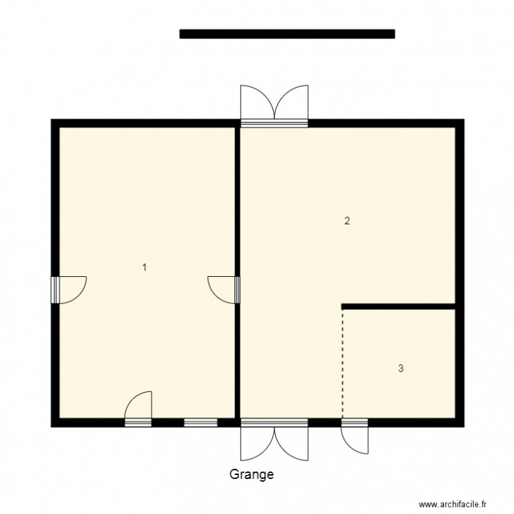 174300 Succession OUDINOT Grange. Plan de 0 pièce et 0 m2