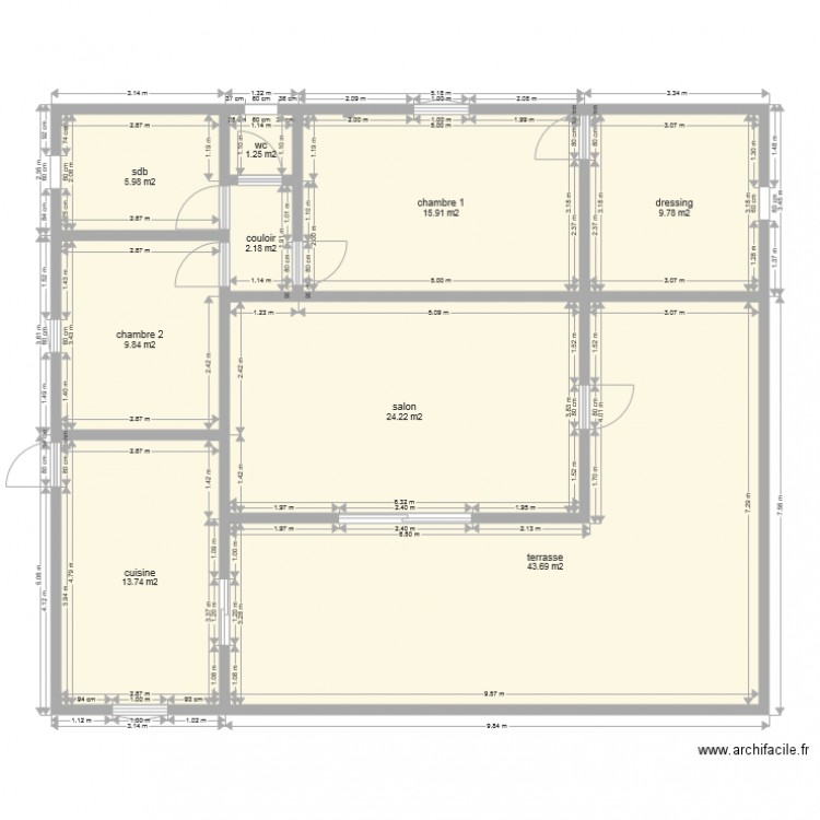 maison 2. Plan de 0 pièce et 0 m2