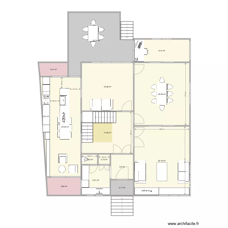 Raquette rez V7. Plan de 0 pièce et 0 m2