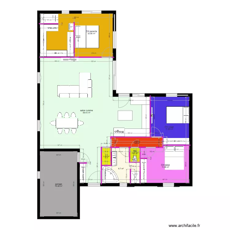 maison benon 1. Plan de 