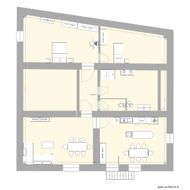 appartement etage. Plan de 0 pièce et 0 m2