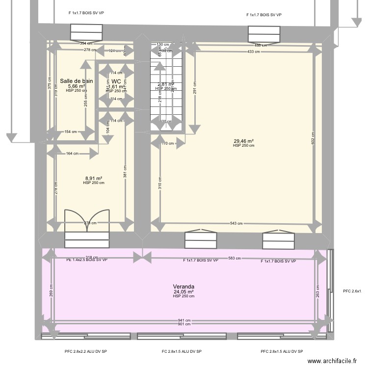 Deschamps. Plan de 0 pièce et 0 m2