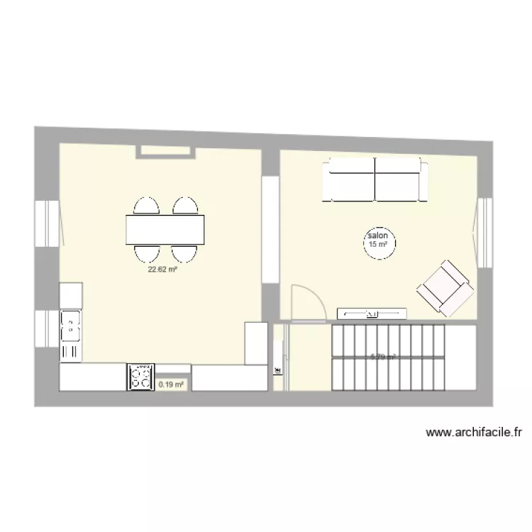 Anatole France 4ème étage duplex 1 aménagé. Plan de Anatole France 4ème étage duplex 1 aménagé. Plan de