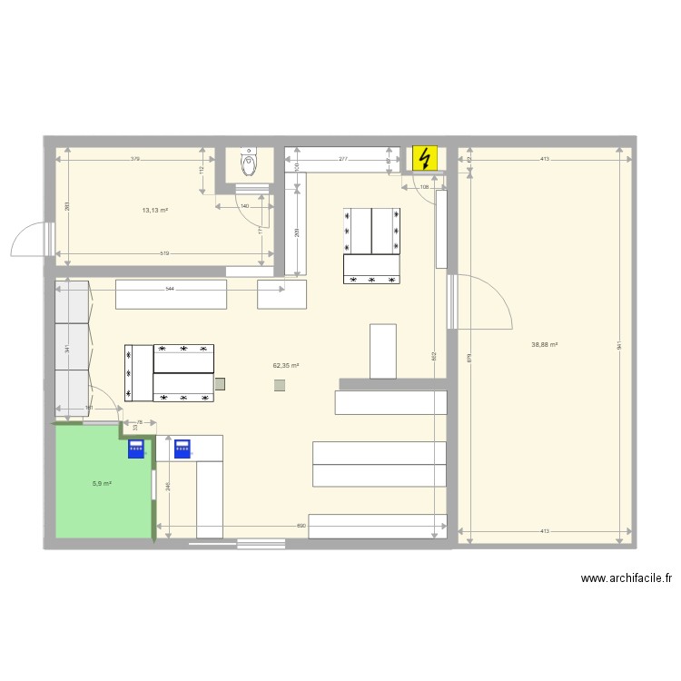 LS SAINT MICHEL. Plan de 0 pièce et 0 m2