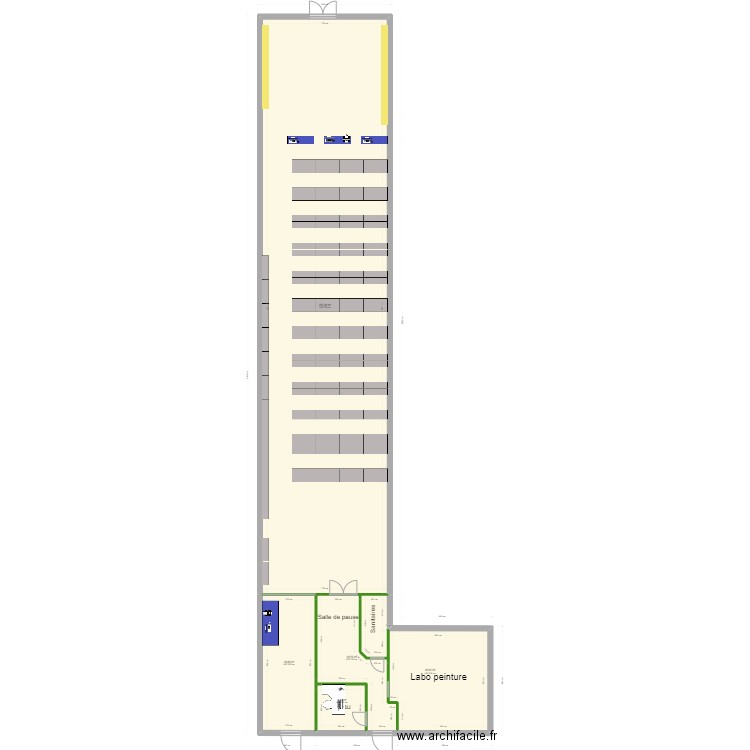 Aubière2. Plan de 5 pièces et 353 m2