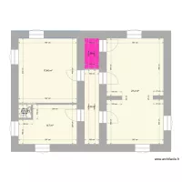 plan RDC oprion wc salle &agrave; manger