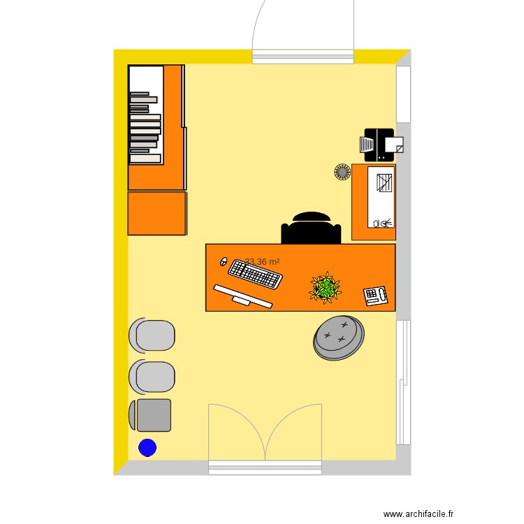 bureau AF Conduite . Plan de 0 pièce et 0 m2