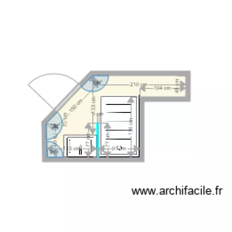 Stollar SDB aménagement proposition Isabelle. Plan de Stollar SDB aménagement proposition Isabelle. Plan de