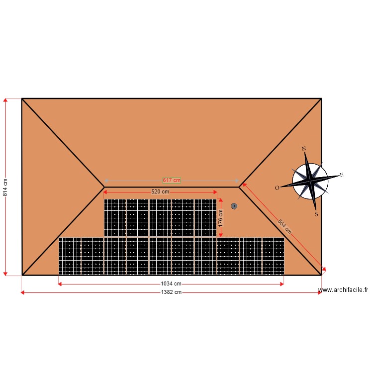 PARE 2. Plan de 4 pièces et 111 m2