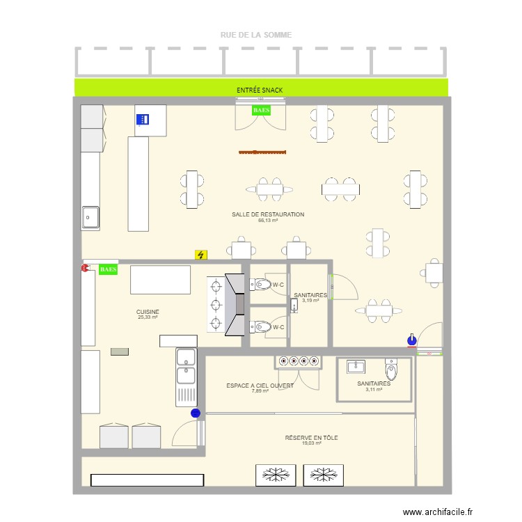 ALIMENTATION L ESPLANADE. Plan de 0 pièce et 0 m2