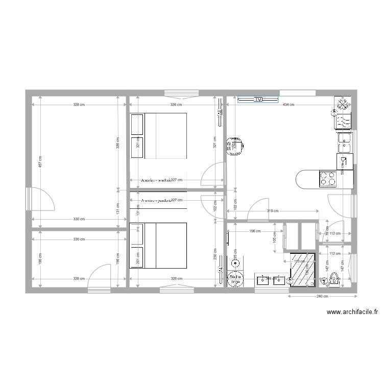 chalet clefcy 4. Plan de 0 pièce et 0 m2