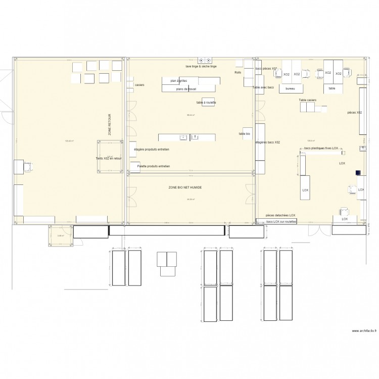 Meyzieu. Plan de 6 pièces et 401 m2