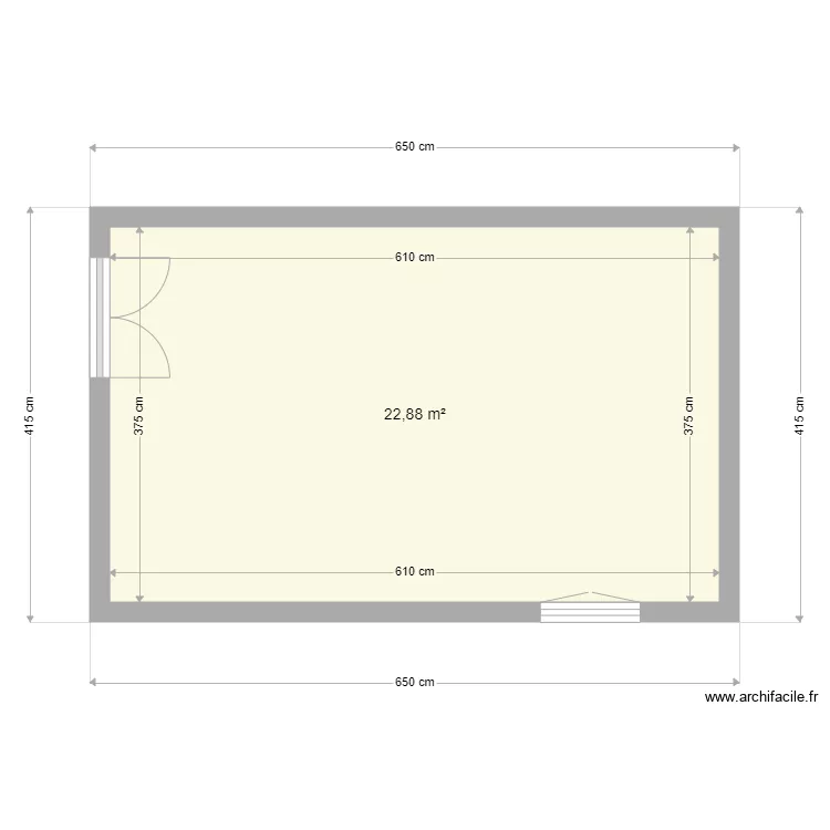 chambre. Plan de chambre. Plan de