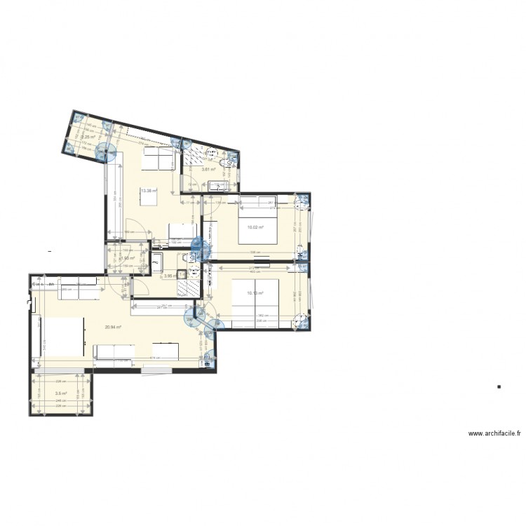 víctor de los ríos 2. Plan de 0 pièce et 0 m2