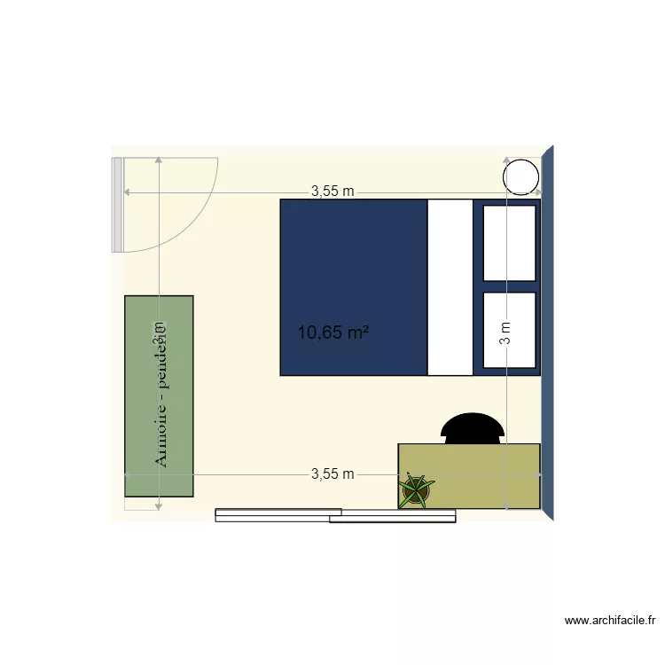chambrenina. Plan de 