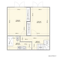 Plan Maison Trézelles logement gauche