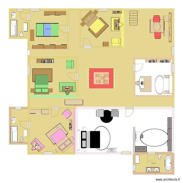 home étage  maison de reve 27juin. Plan de 0 pièce et 0 m2