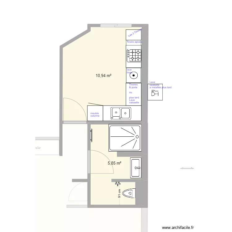 1 ER ETAGE sabah proposition 1. Plan de 