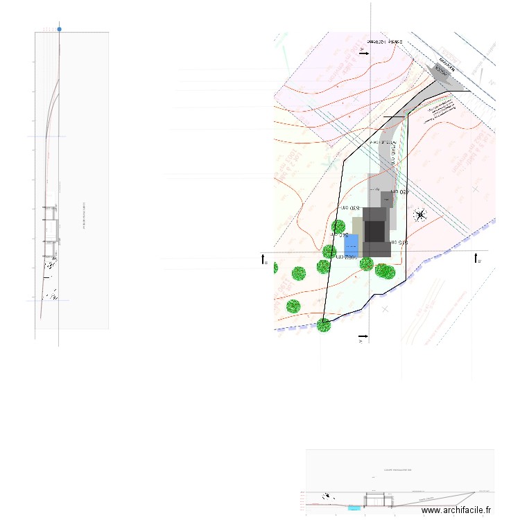 coupe paysagere lot 4. Plan de 0 pièce et 0 m2