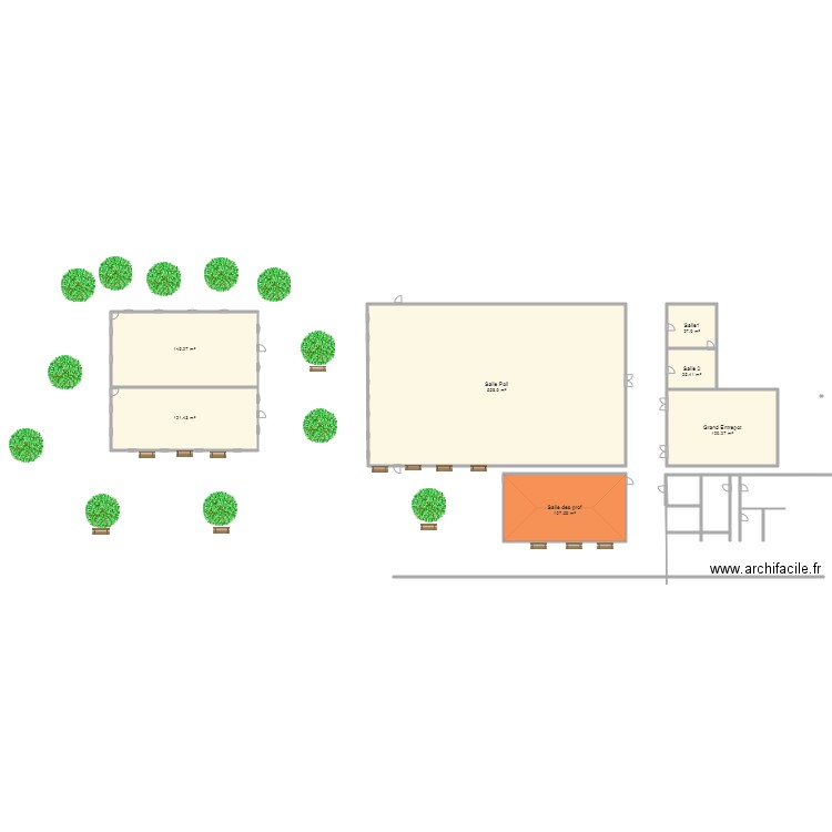 Collège de Serrière. Plan de 0 pièce et 0 m2