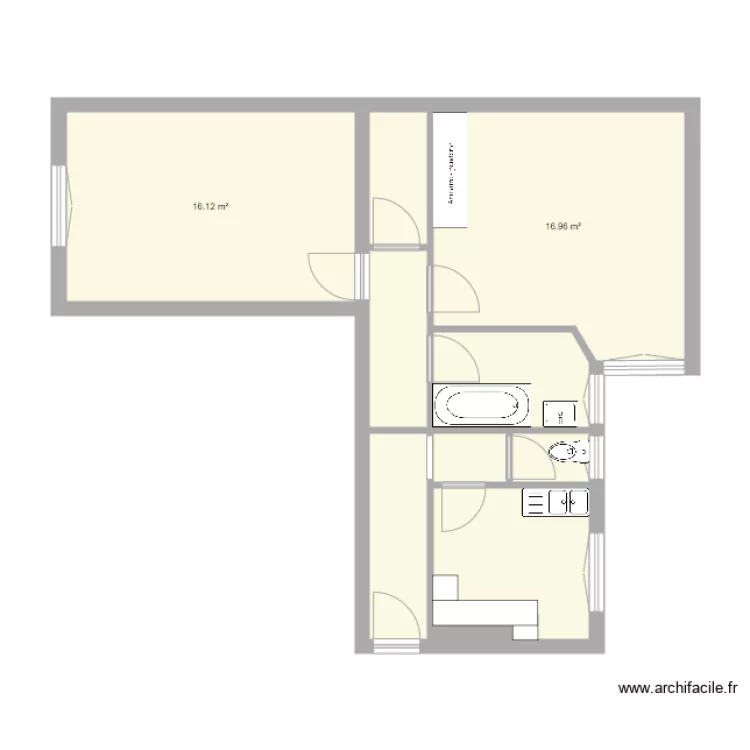 97 charonne. Plan de 