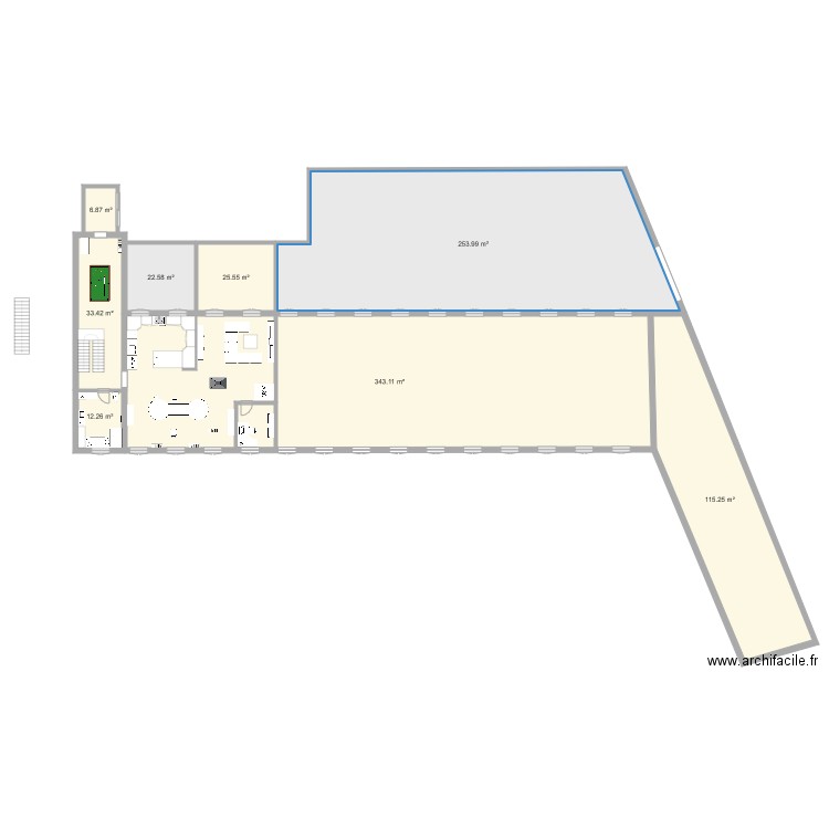 Loft Fred 1. Plan de 0 pièce et 0 m2