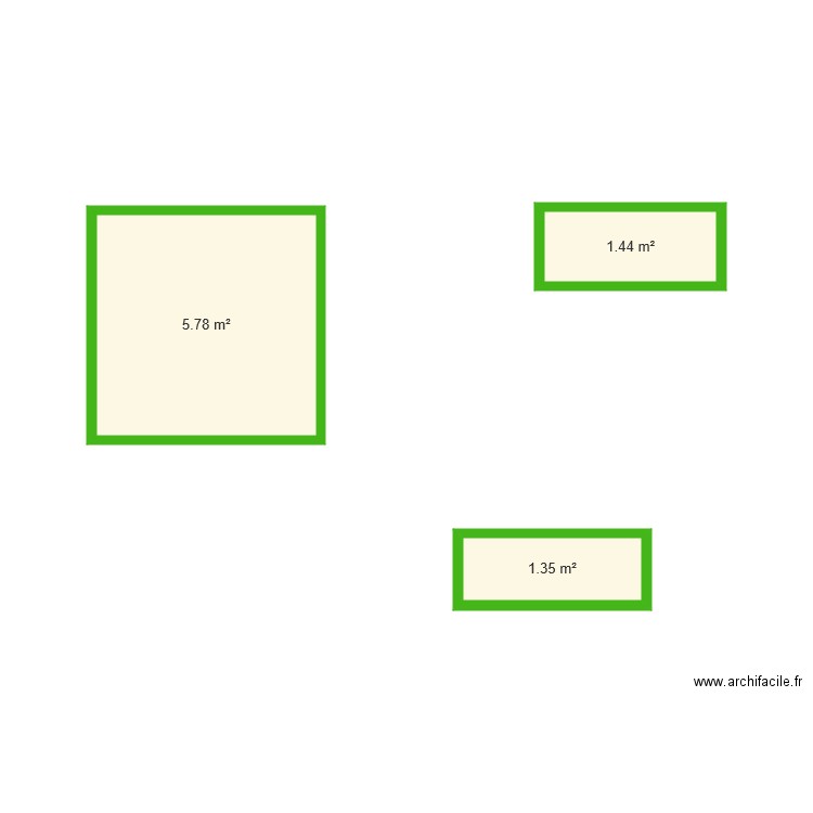 table. Plan de 0 pièce et 0 m2