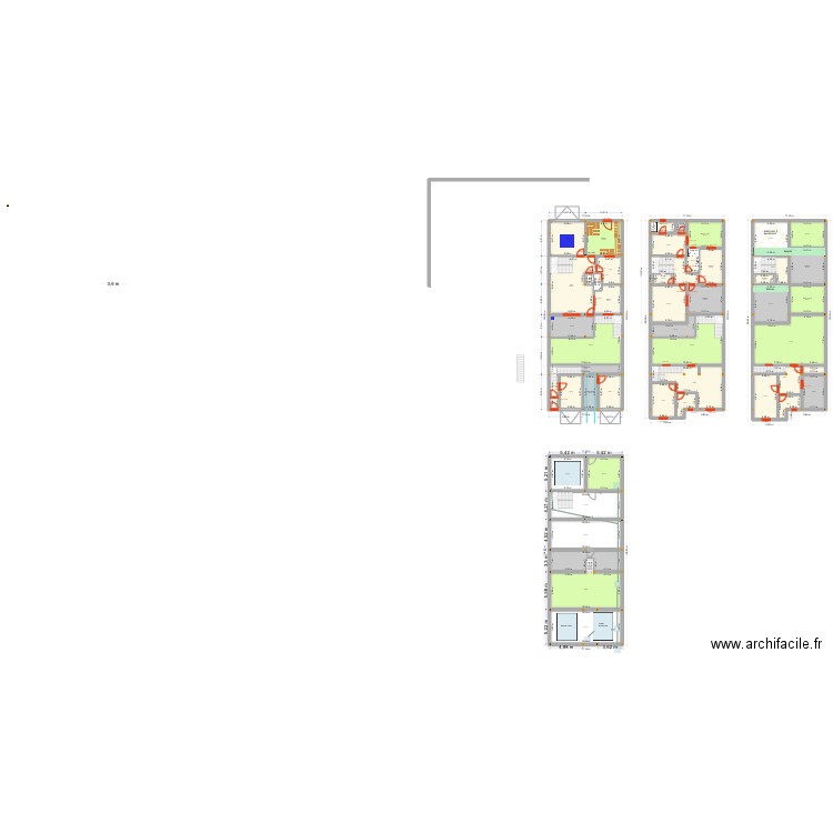 abou ibrahim . Plan de 51 pièces et 1131 m2