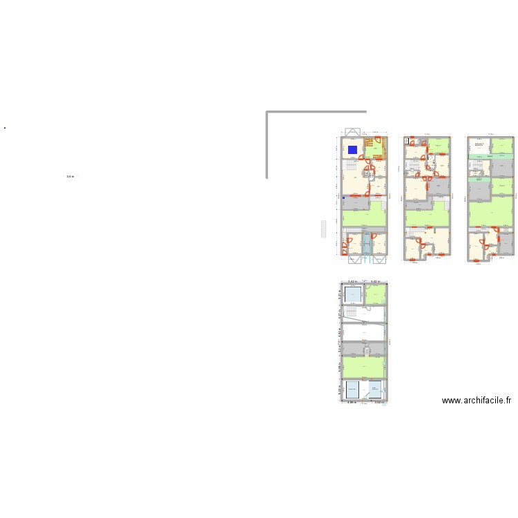 abou ibrahim . Plan de 50 pièces et 1130 m2