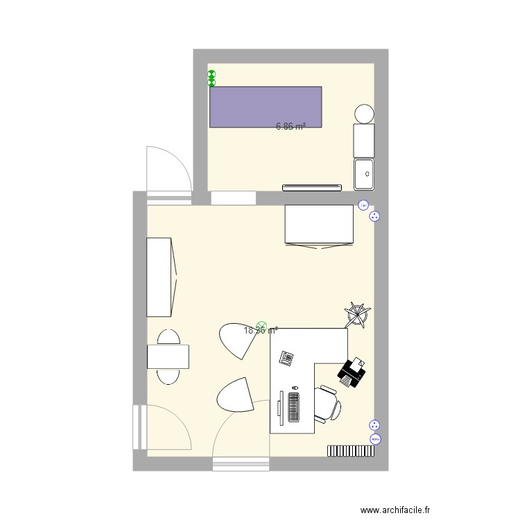 Cabinet médical 27. Plan de 0 pièce et 0 m2