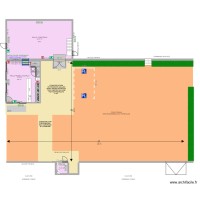 VUE D ENSEMBLE SALLE DE RECEPTION LA FONTAINE DU MONT APRES TRAVAUX