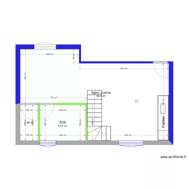 Appartement 9. Plan de 
