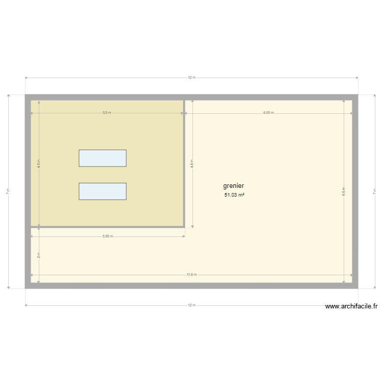 &eacute;tage . Plan de 0 pièce et 0 m2