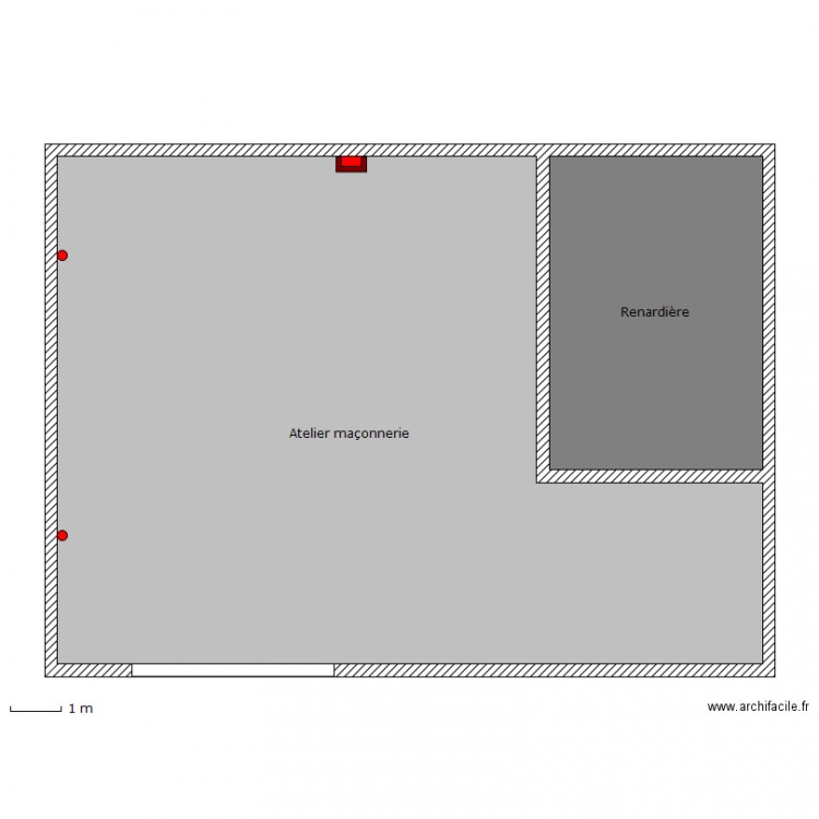 Atelier maçon. Plan de 0 pièce et 0 m2
