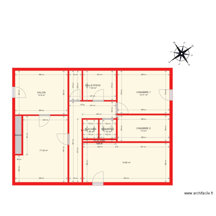 BI 3788. Plan de 0 pièce et 0 m2