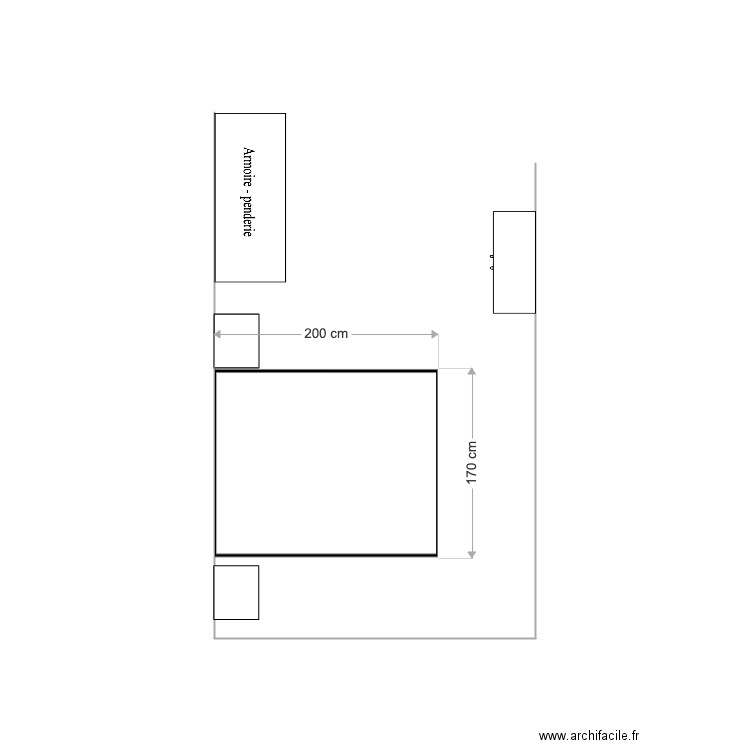 Chambre a coucher. Plan de 0 pièce et 0 m2