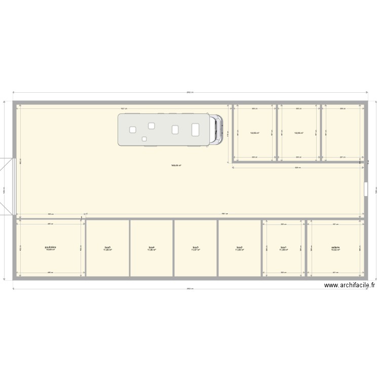 ecurie brognon. Plan de 0 pièce et 0 m2